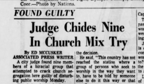 Judge chides nine in church mix try