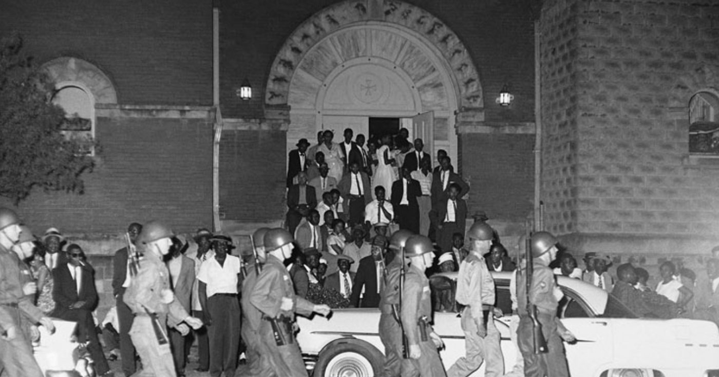 On May 21, 1961 White Mob Terrorizes 1,000 Black Residents Inside