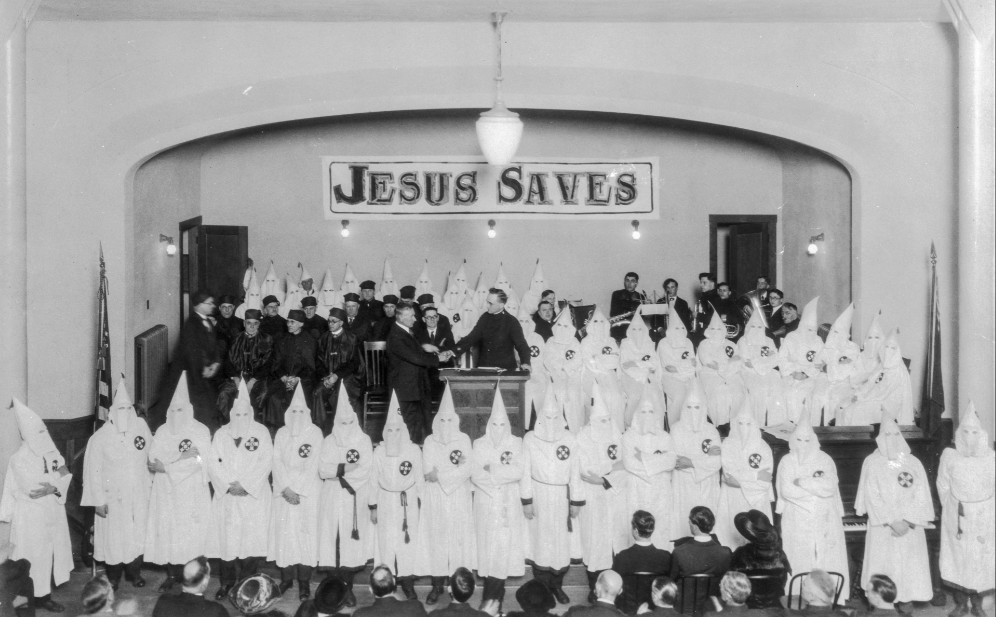 Jesus saves KKK image