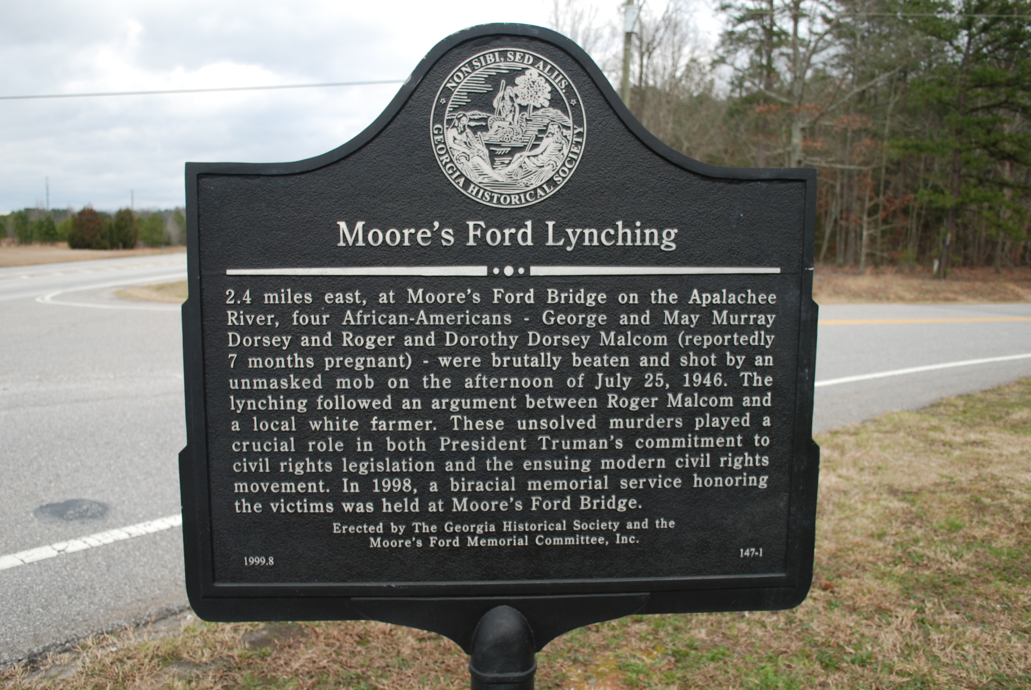 Moore's Ford Bridge Marker