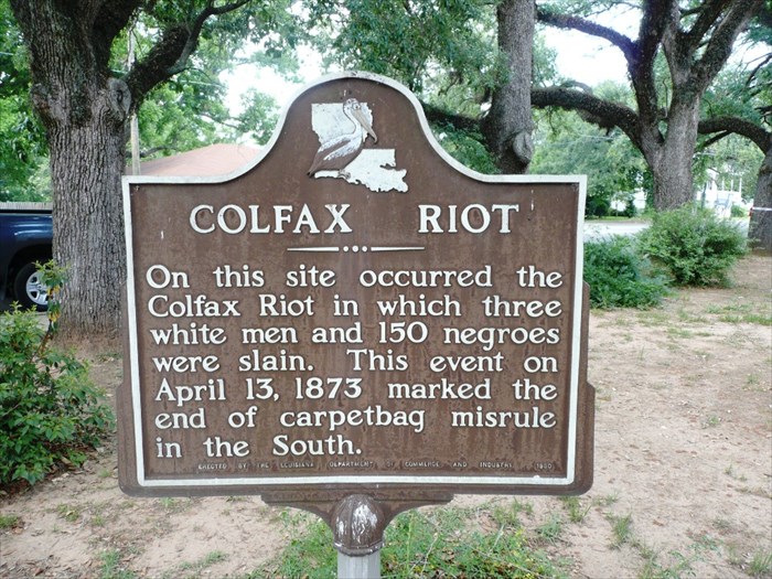On Apr 13, 1873: Armed White Mob Kills 150 Black Citizens After 